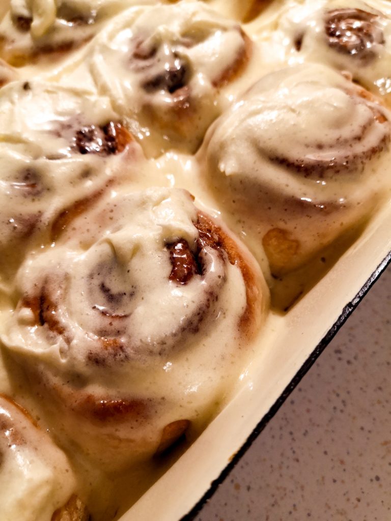 frosted cinnamon rolls